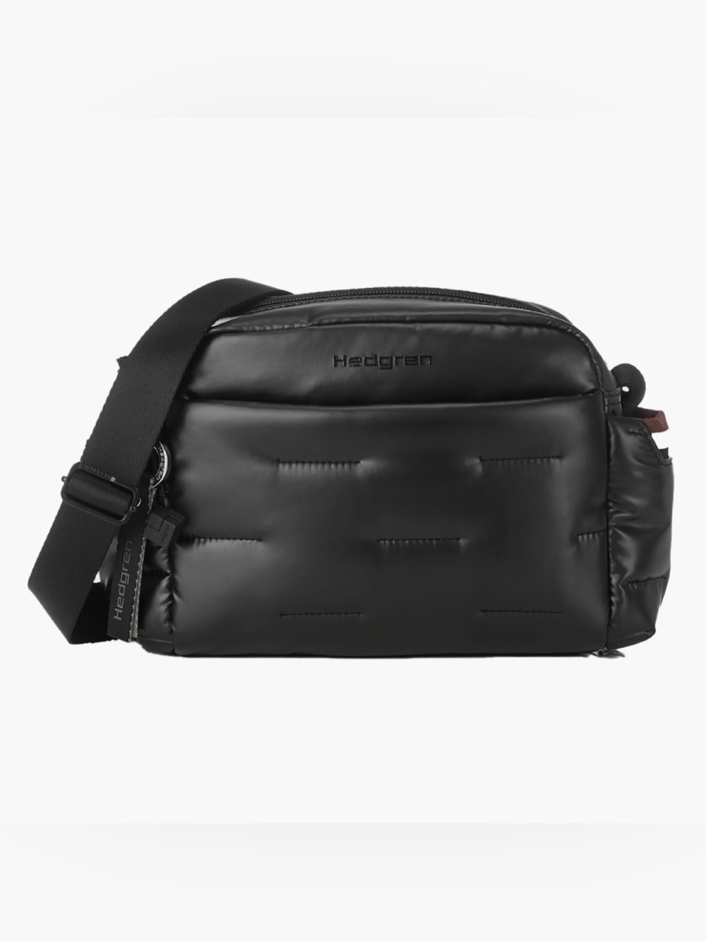 Hedgren Cozy Water Repellent Black Puffer Shoulder Bag NEW